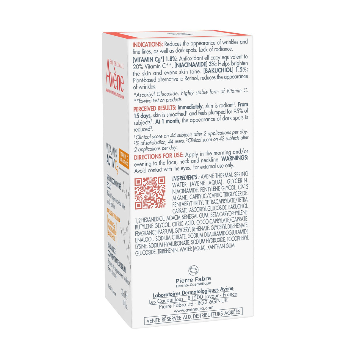 Eau Thermale Avène bottle next to coin showing size and travel-friendly scale benefit