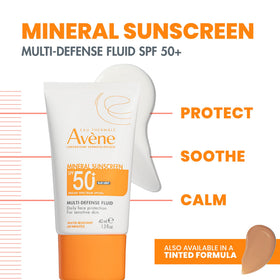 Avène texture close-up of fluid spread demonstrating lightweight absorption