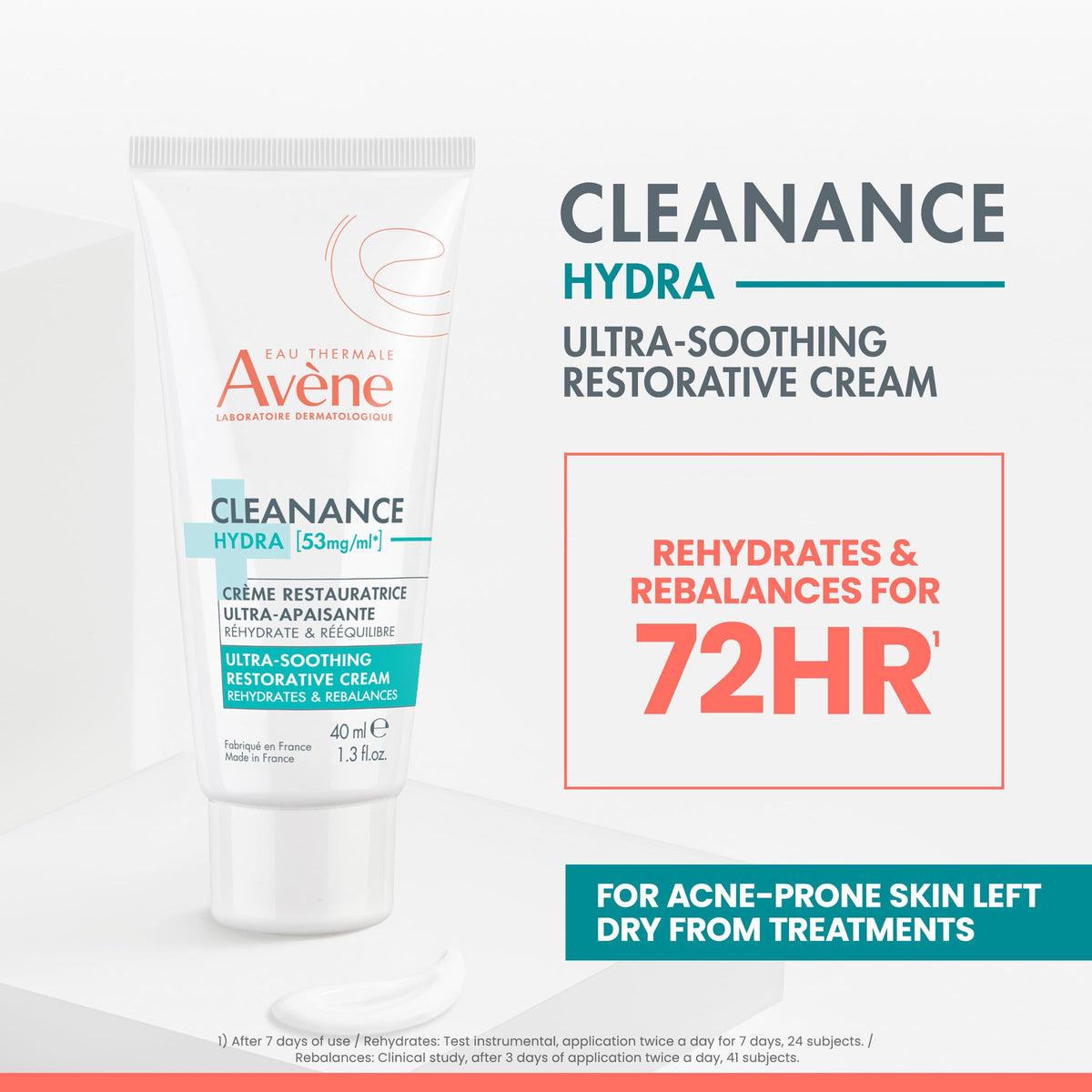 Avène thermal spring water close-up emphasizing soothing mineral benefit