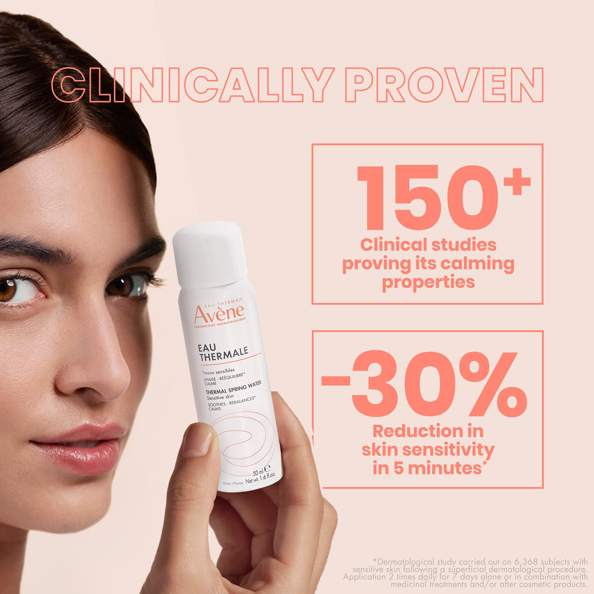Eau Thermale Avène fine mist droplets providing lightweight hydration and calm