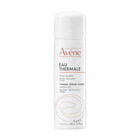 Eau Thermale Avène front packaging showing compact 1.6 oz bottle and branding benefit