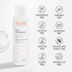 Eau Thermale Avène in a travel pouch for on-the-go skin relief