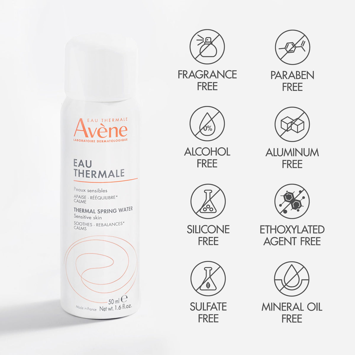 Eau Thermale Avène in travel pouch lifestyle scene for on‑the‑go skin relief