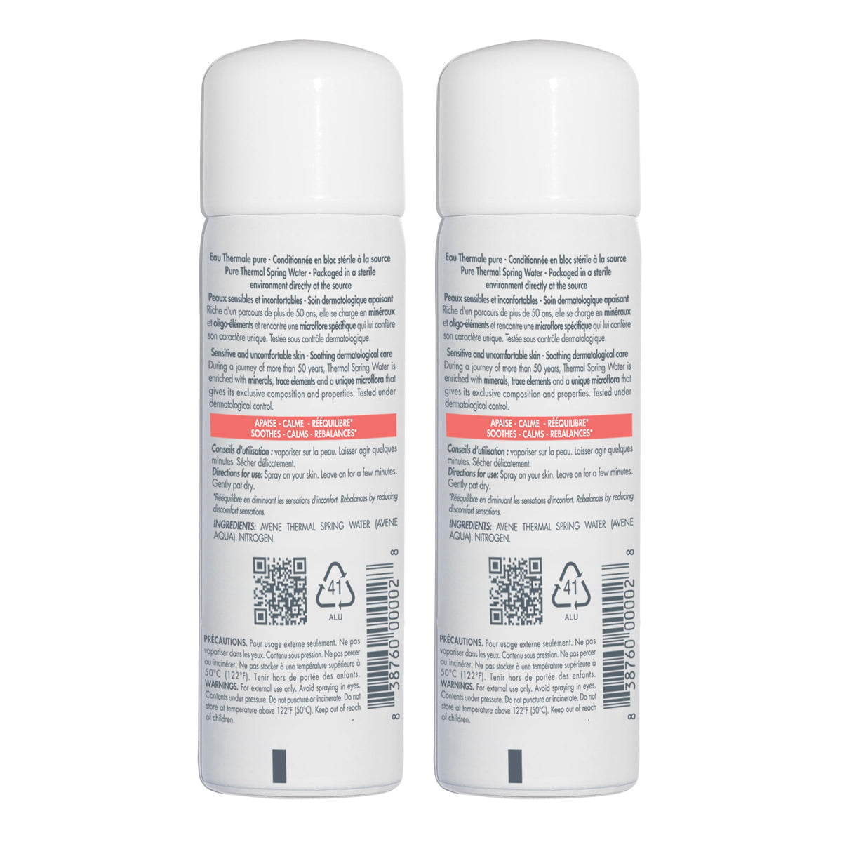 Eau Thermale Avène in travel pouch for on-the-go soothing and portability