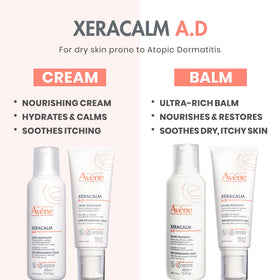 Eau Thermale Avène caregiver applying cream to baby to soothe sensitive skin
