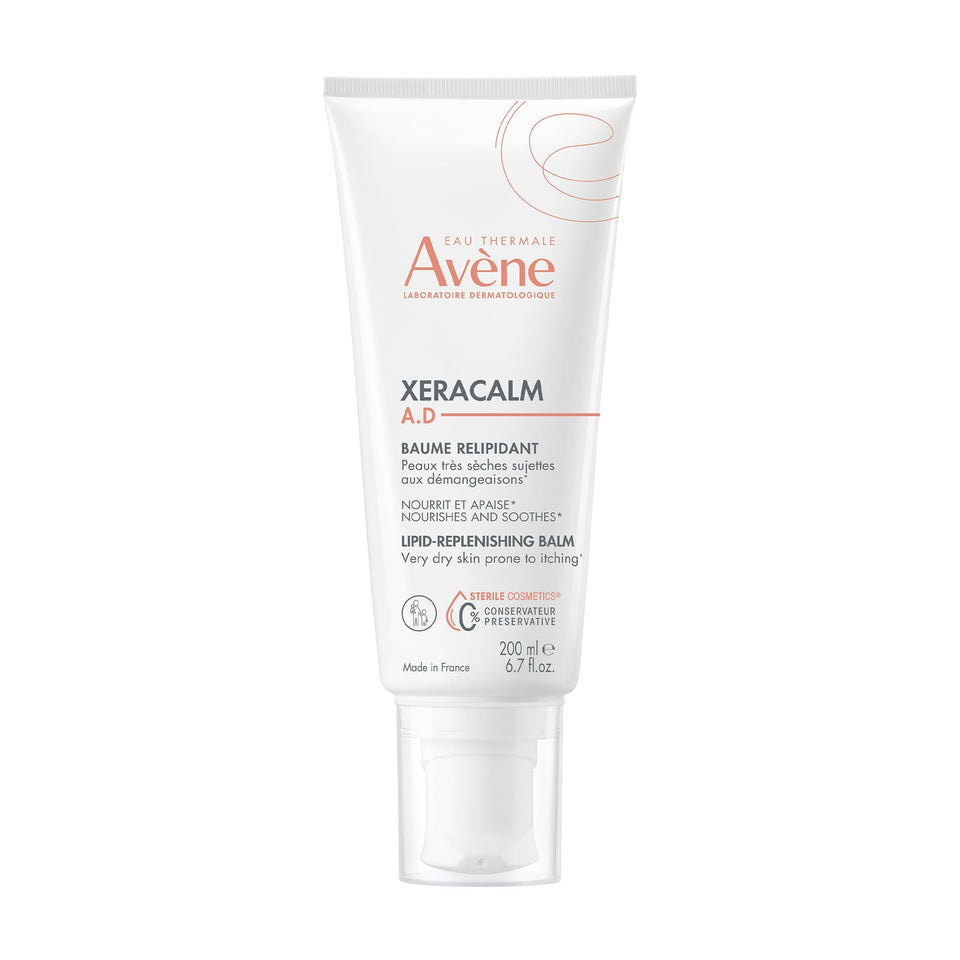 Eau Thermale Avène front packaging showing 200 ml balm for dry skin relief