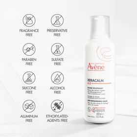 Eau Thermale Avène label close-up showing ingredient clarity and NEA approval