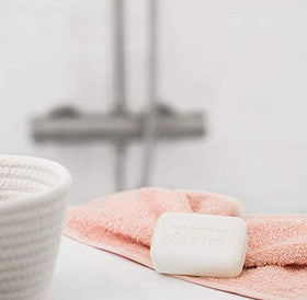 Avène bar in a bathroom setting illustrating daily AM PM routine