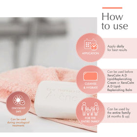 Avène label close-up highlighting ingredients and barrier-support benefit