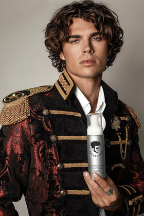 Avenue Man used with blow dryer for added root volume and control