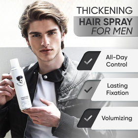 Avenue Man texture on hair showing thicker-looking volume and natural movement