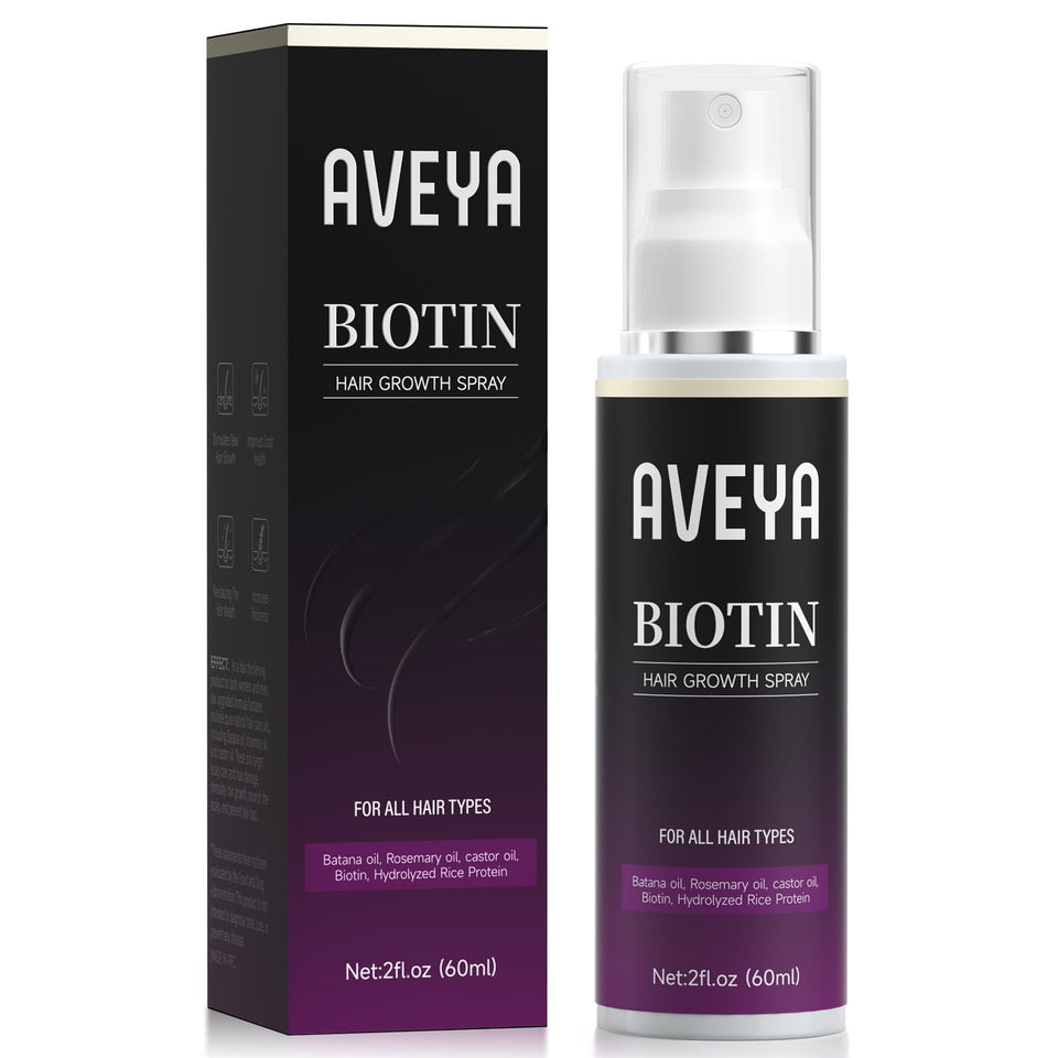 AVEYA front packaging 60ml bottle showing label and size for easy identification and travel convenience