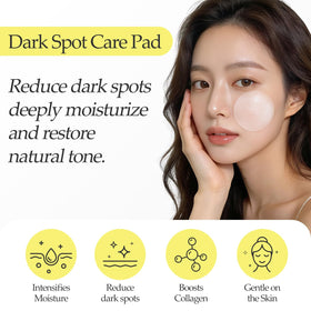 AVEYA close-up of pad texture highlighting soft fabric and serum uptake