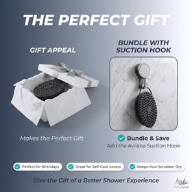 Avilana next to hand to show compact size and easy portability benefit