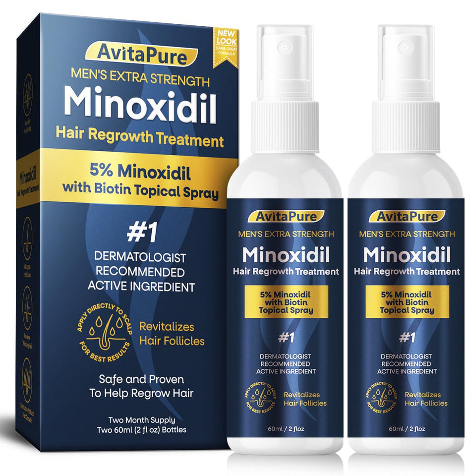 AVITAPURE front packaging showing dual 2×2oz bottles and value