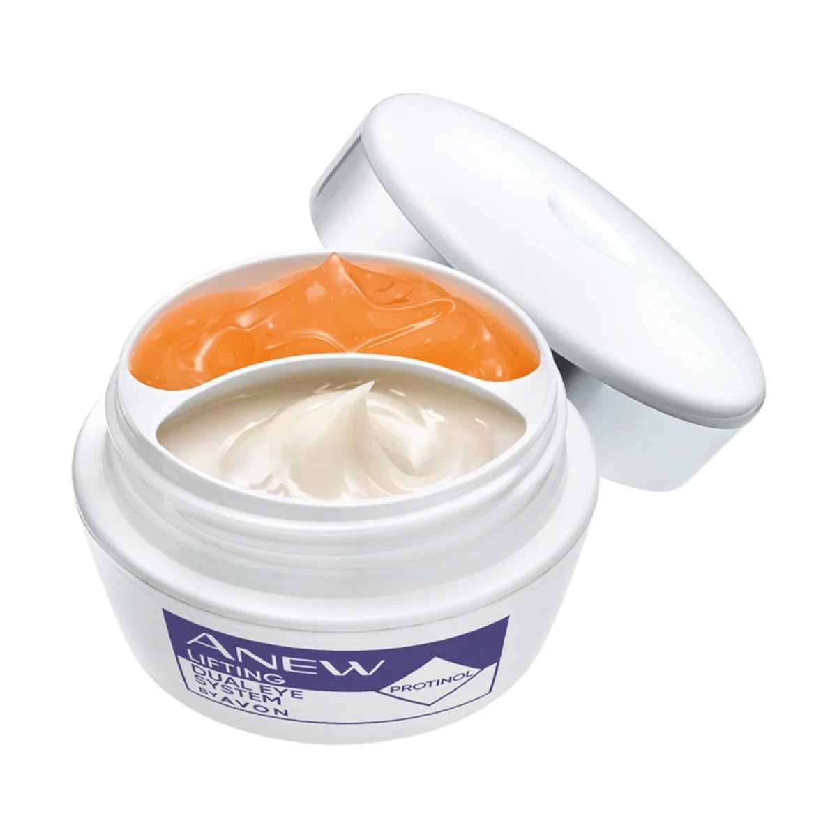 AVON ANEW applying product under eye, demonstrates gentle brightening application