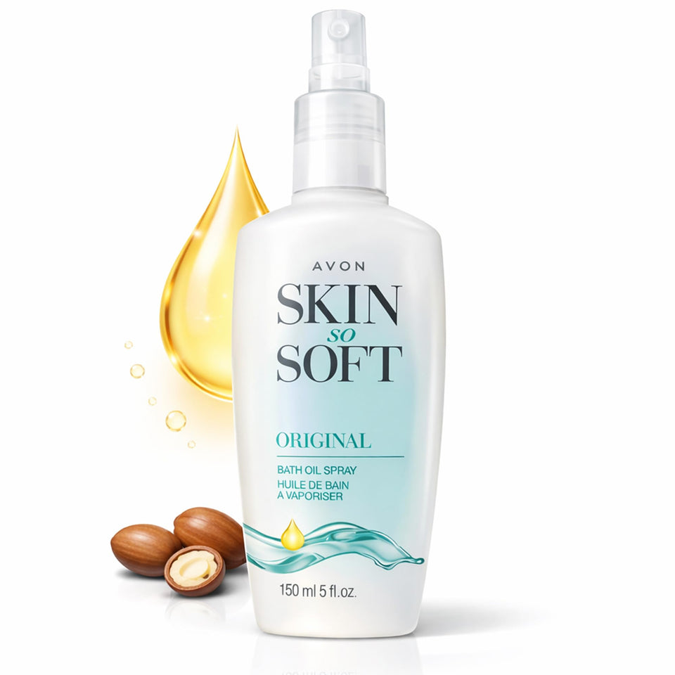 avon bottle front packaging showing product and elegant design