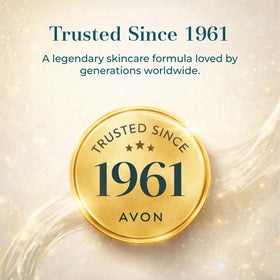 avon bottle on bathroom vanity suggesting everyday convenience