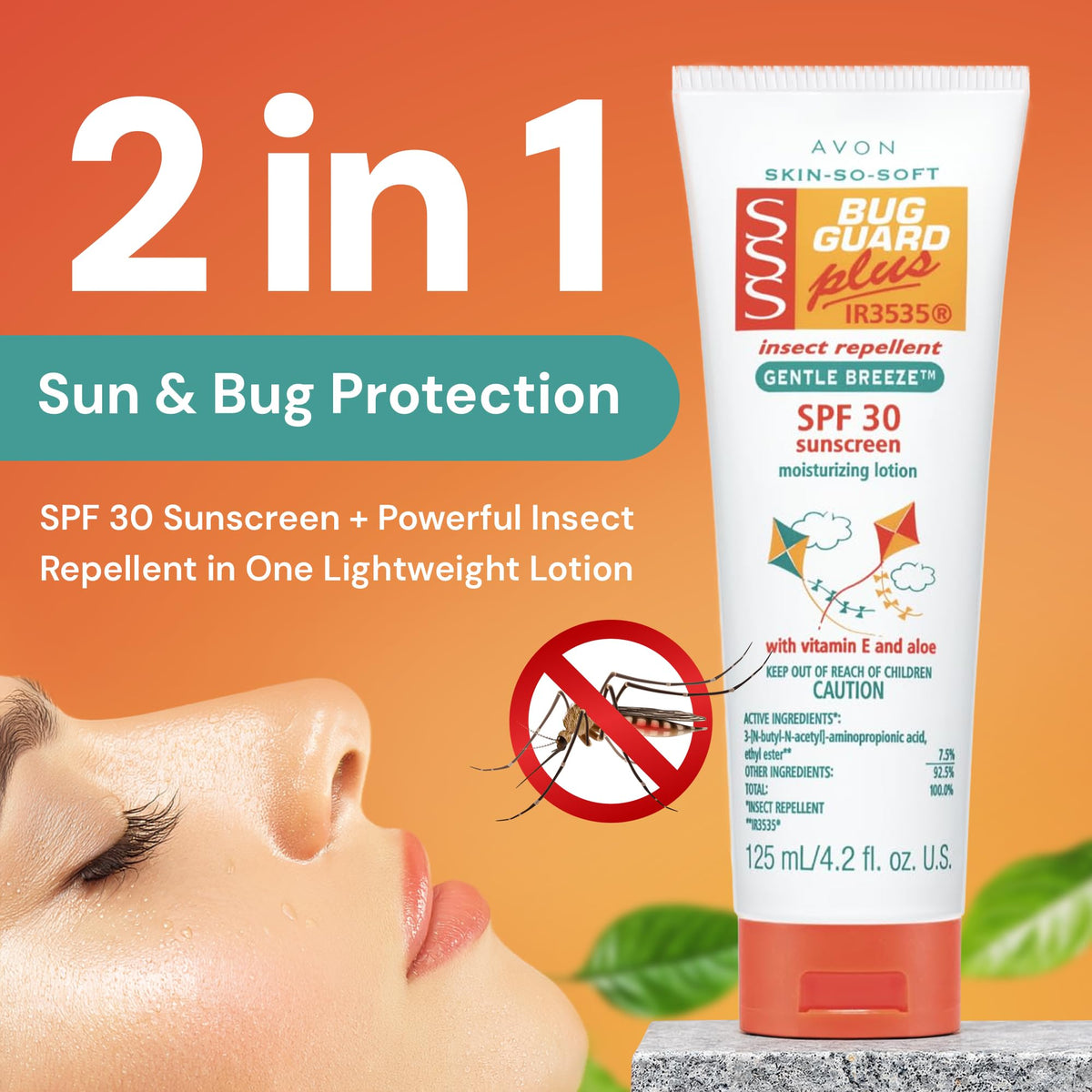 AVON Skin So Soft creamy lotion texture demonstrating smooth, non-greasy glide