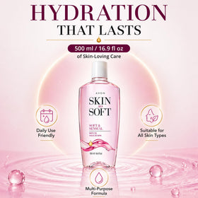 AVON in styled bathroom conveying ritual use and relaxing sensory benefit