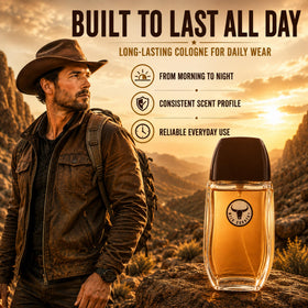 AVON Wild Country bottle in hand showing 3 fl oz size and portability