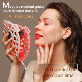 Avorla next to hand for scale showing portable travel-friendly benefit