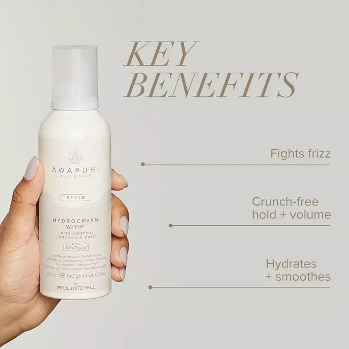 Awapuhi Wild Ginger mousse foam texture close-up demonstrating lightweight creamy consistency