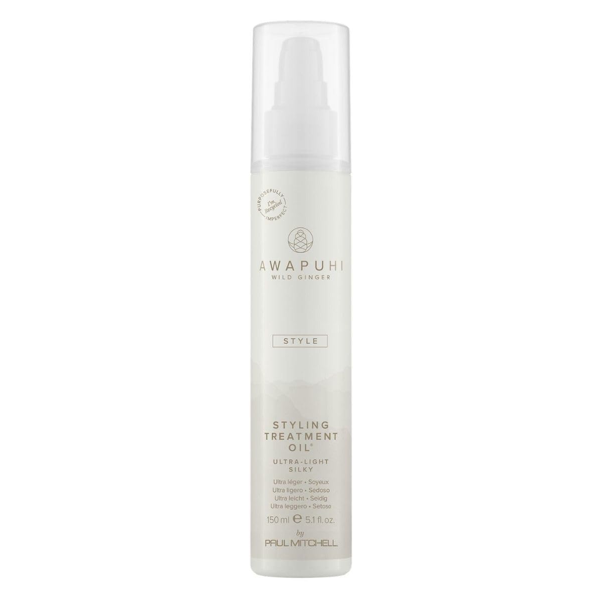 Awapuhi Wild Ginger front bottle view showing label and benefits