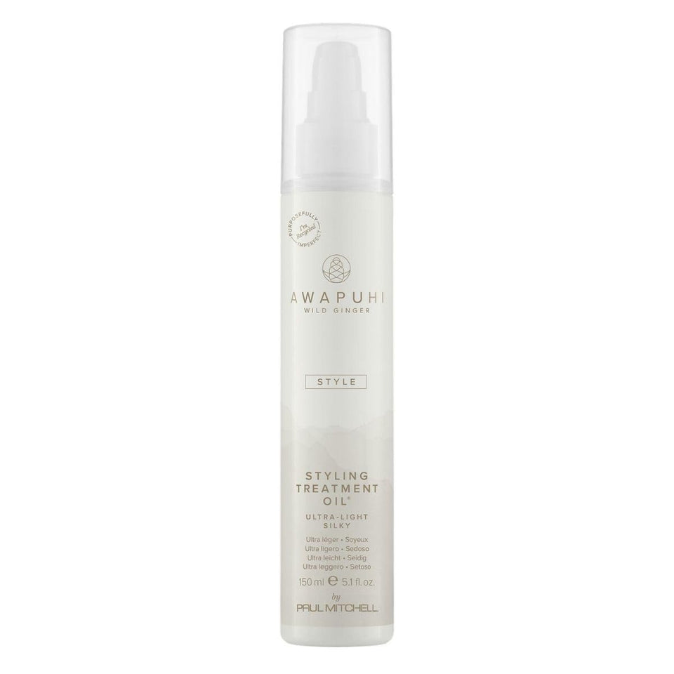 Awapuhi Wild Ginger front bottle view showing label and benefits