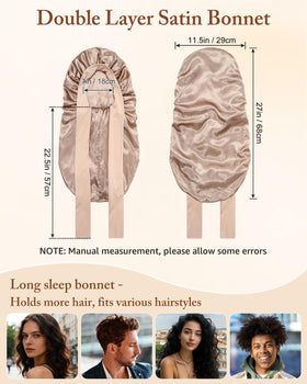 AWAYTR bonnet interior view showing roomy volume that accommodates thick hair