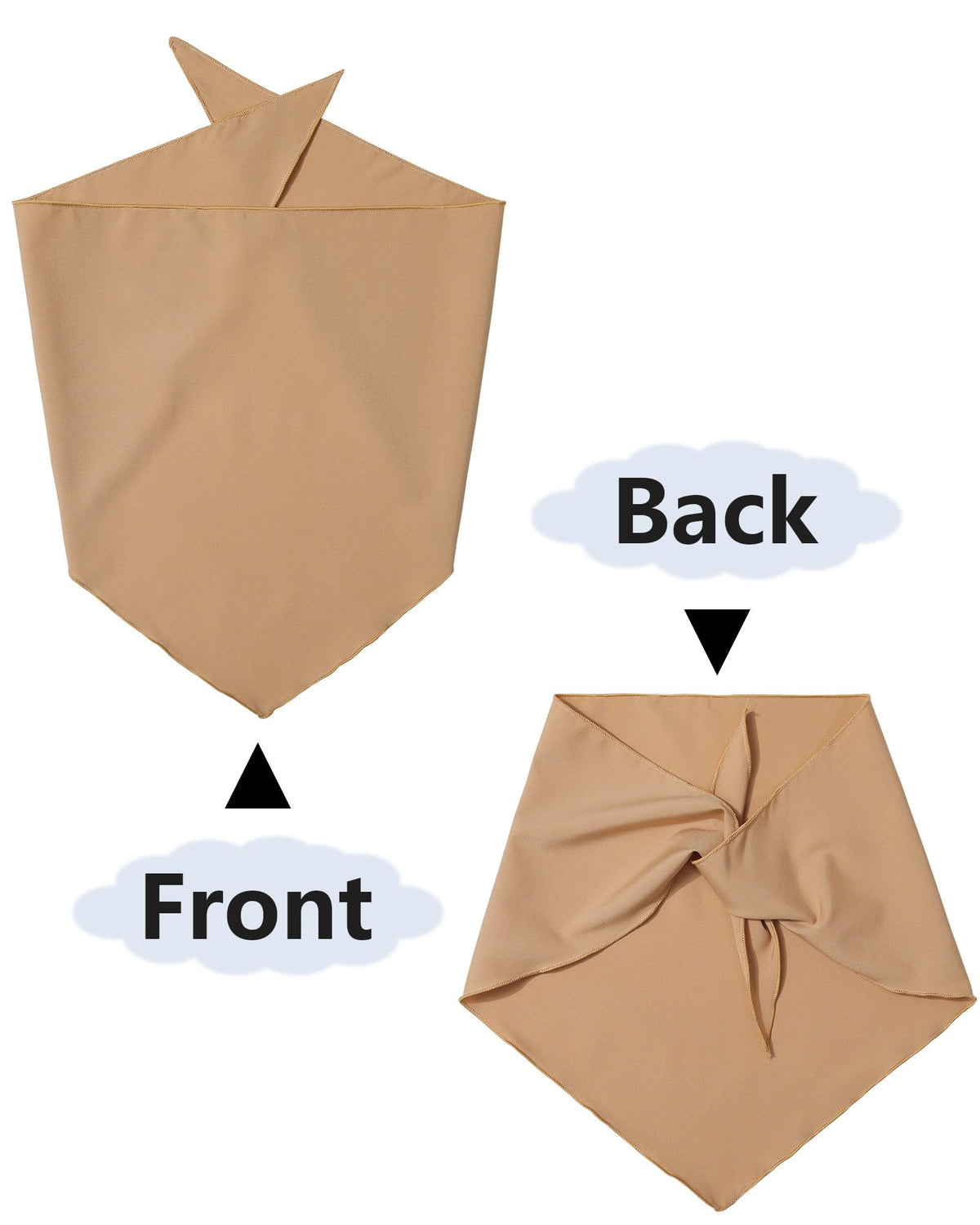 AWAYTR stacked bandanas presented as a gift-ready set for thoughtful giving
