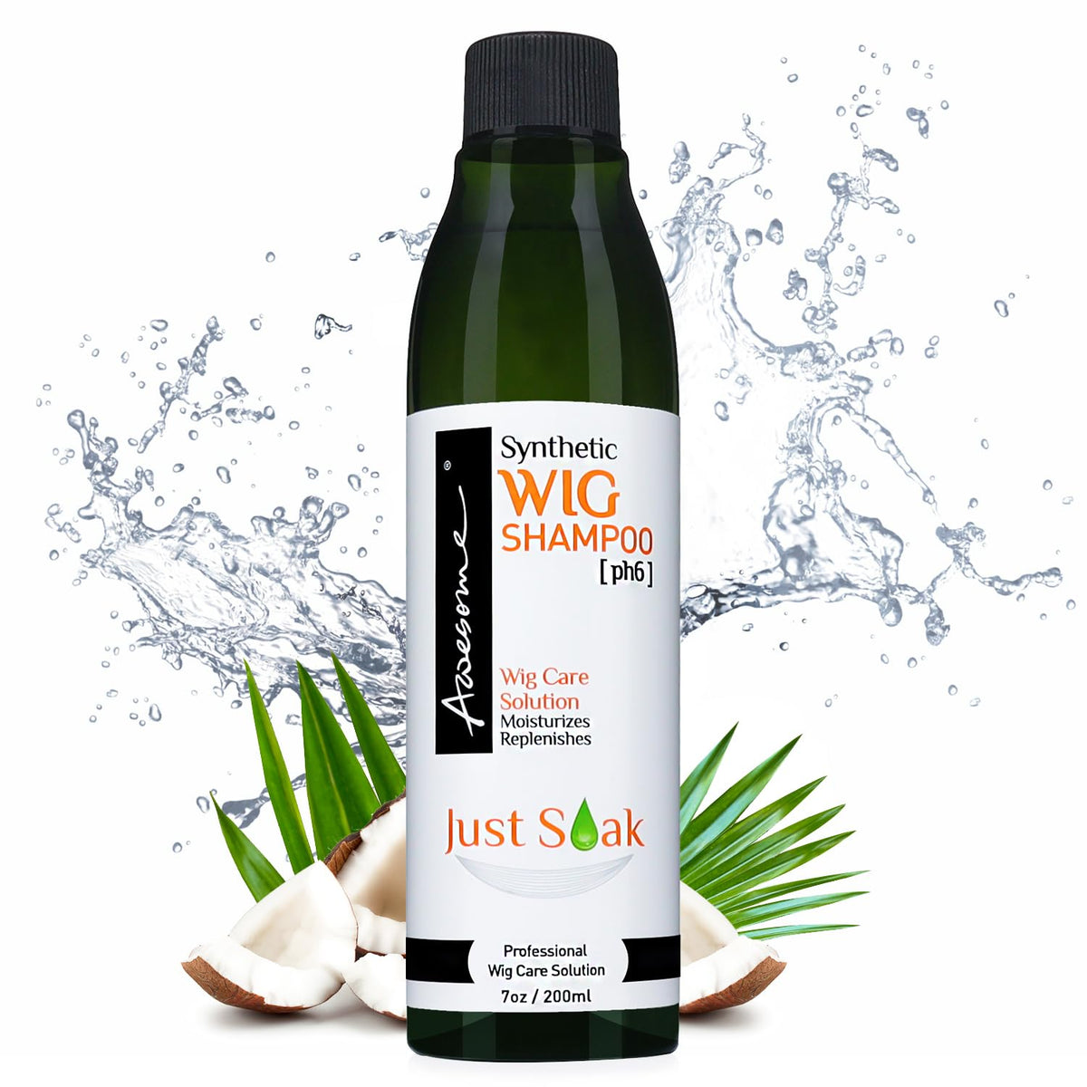 Awesome front packaging 7oz bottle showing brand and easy rinsing benefit