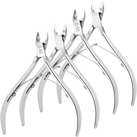 Awpeye front view of four-pack nippers showing tools and caps, clear organized set