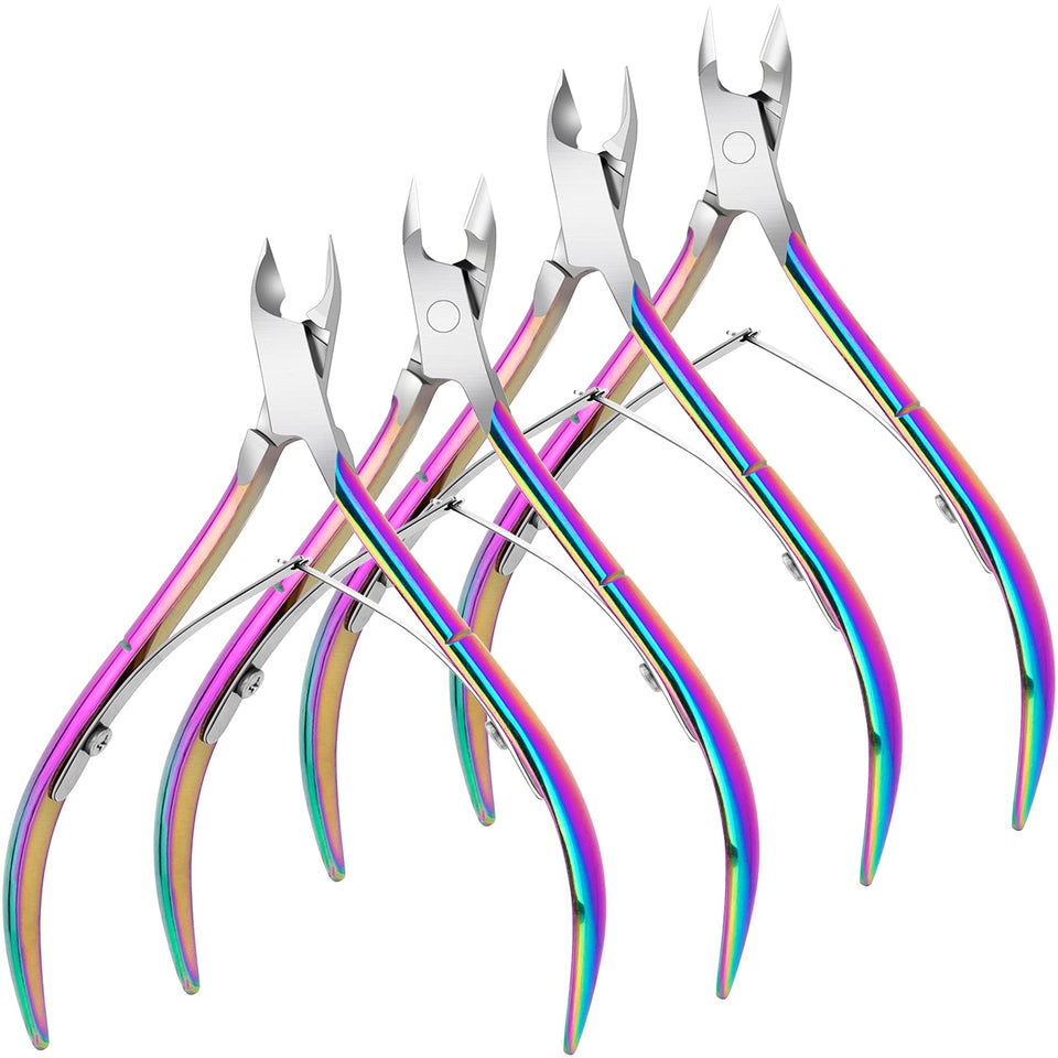 Awpeye front packaging showing four rainbow nippers and clear benefit of variety