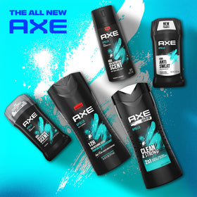 AXE Apollo fragrance notes visual with sage and cedarwood delivering crisp scent