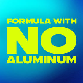 AXE Apollo ingredients label view showing aluminum-free formula benefit