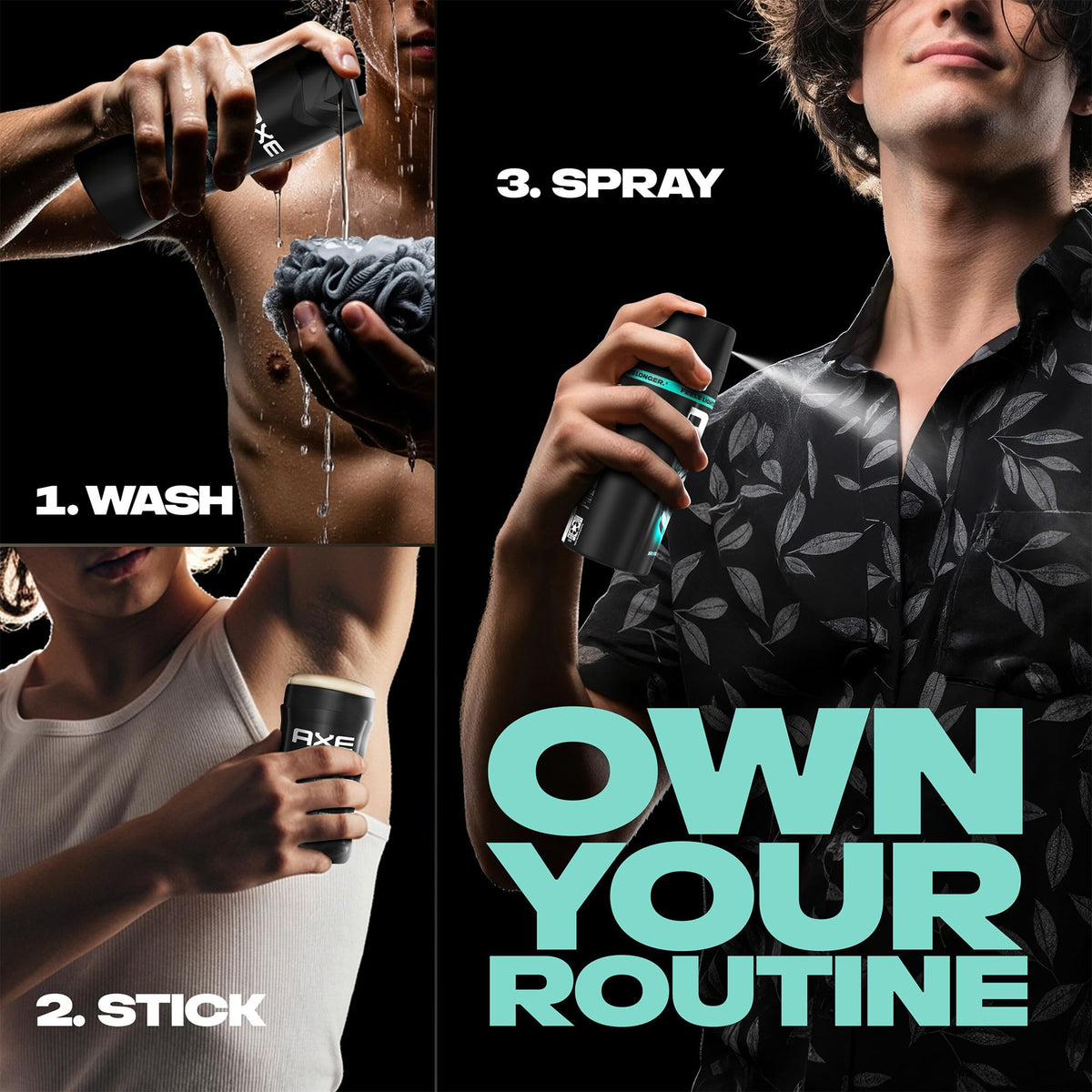 AXE Apollo travel lifestyle in backpack showing on-the-go freshness