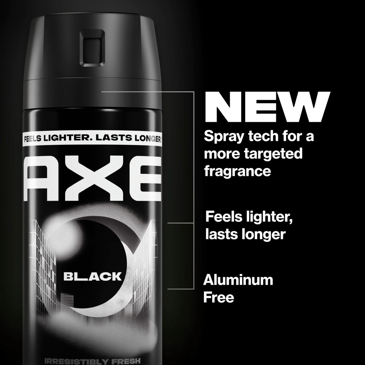 AXE Black four-pack box grouped to show value and ready supply benefit