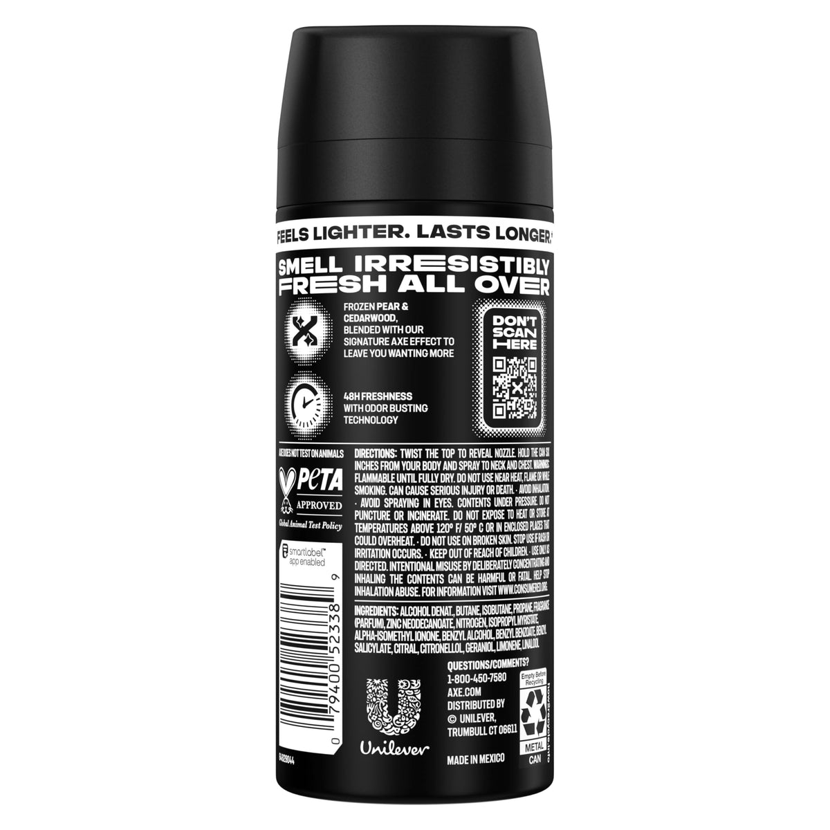AXE Black nozzle close-up demonstrating targeted spray for precise application