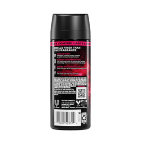 AXE Cherry Spritz close-up nozzle displaying patented spray tech for precise application