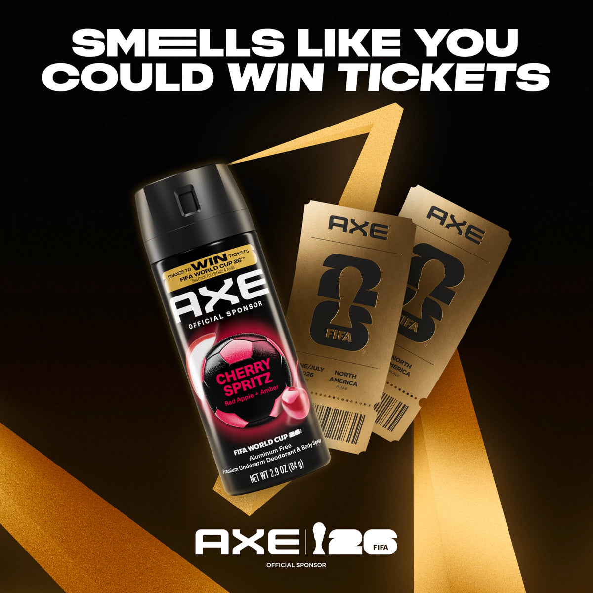 AXE Cherry Spritz in nightlife setting suggesting confident scent for social occasions