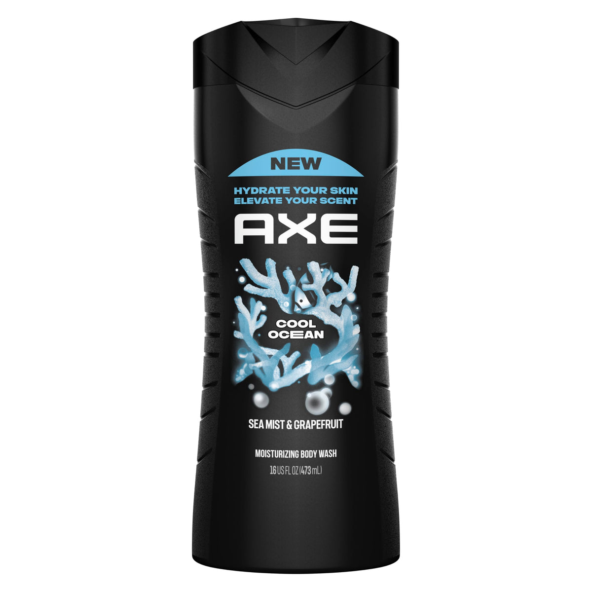 AXE Cool Ocean front packaging showing 16 oz bottle and branding freshness