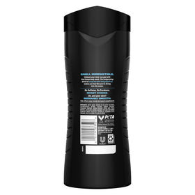 AXE Cool Ocean pouring gel texture highlighting moisturizing formula benefits