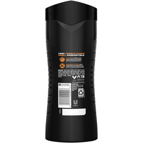 AXE close-up of creamy lather on hand, rich foam cleanses and nourishes skin