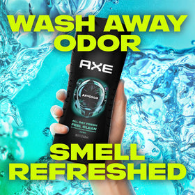 AXE Dark Temptation lather detail showing rich foam benefit