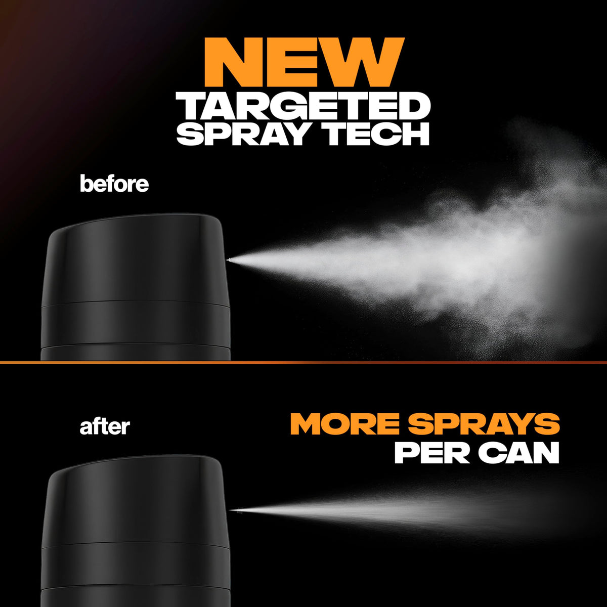 Fine mist spray from AXE Dark Temptation illustrating even fragrance coverage