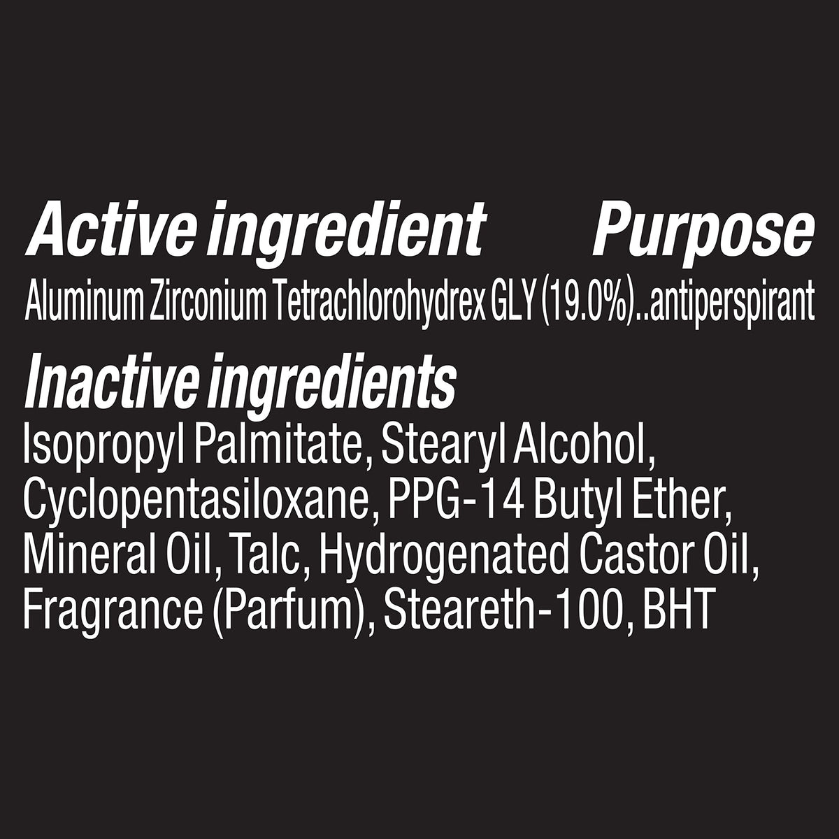 AXE Essence being applied underarm showing quick dry protection