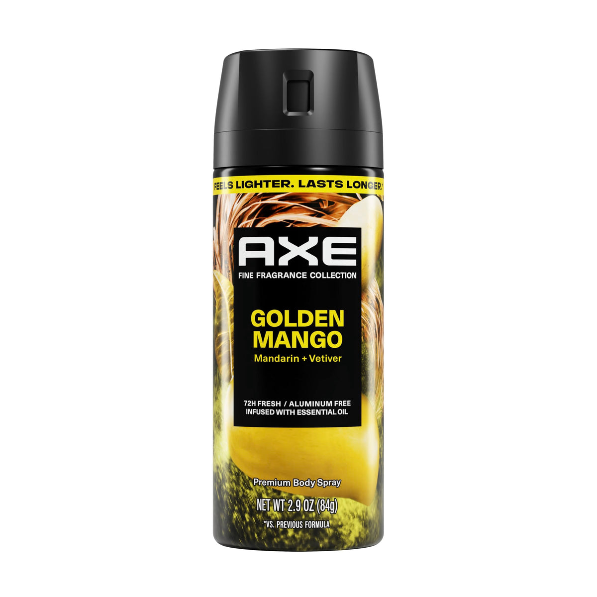 AXE Golden Mango front packaging showing can and branding for quick ID and shelf appeal
