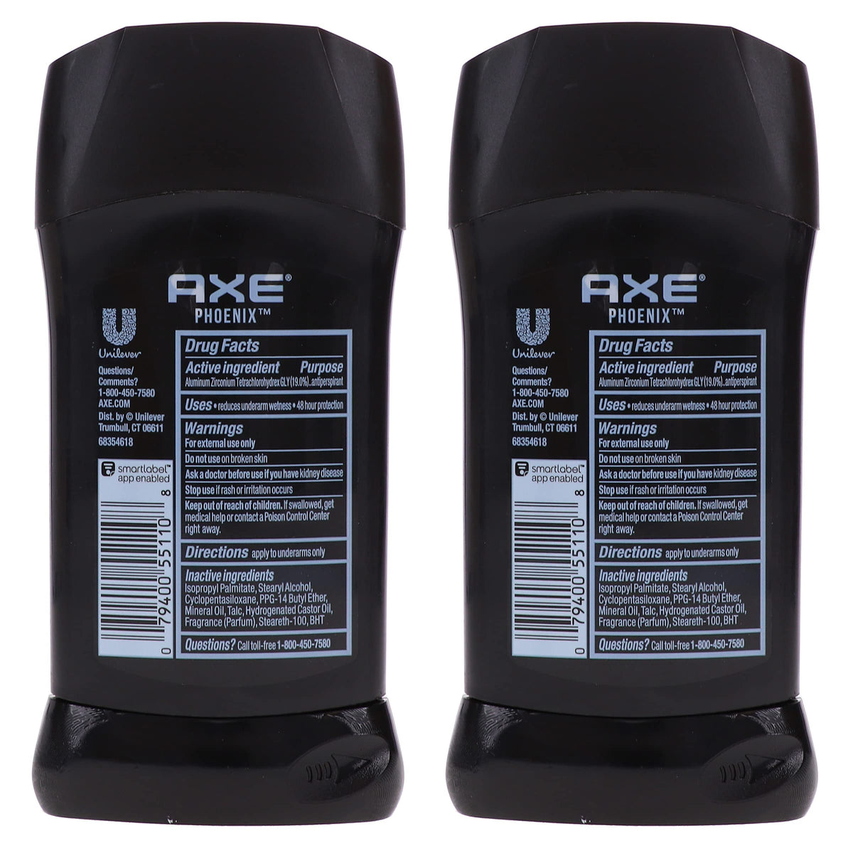 AXE Phoenix being applied to underarm showing targeted wetness control