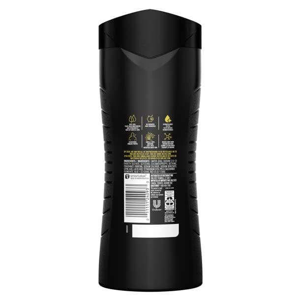 AXE Phoenix bottle recycled plastic badge emphasizing sustainable packaging benefit